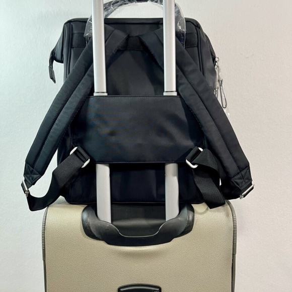 Baggallini Soho Backpack RFID Travel Laptop Backpack NWT Black Washable main image 10